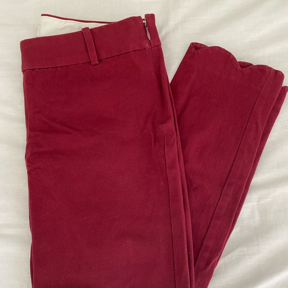 J. Crew Scalloped Skinny Ankle Pants